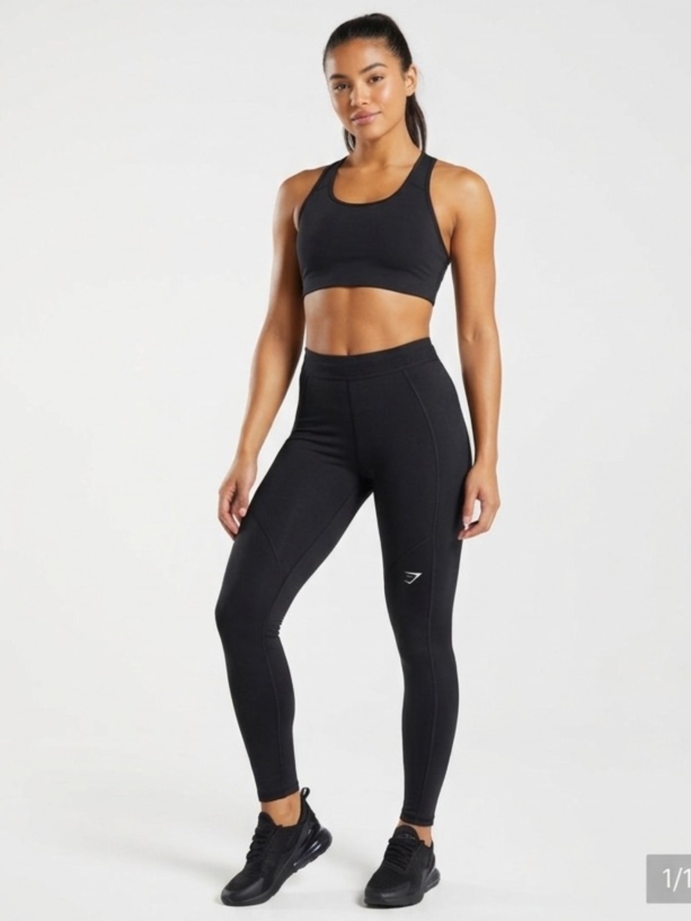 Gymshark Running Leggings Black High Rise Size XS Workout Gym Clothes